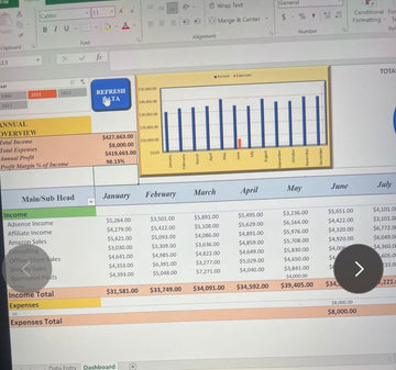 bookkeeping template