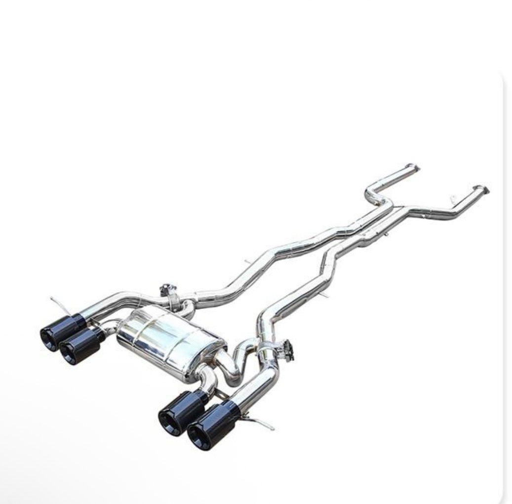 Titanium alloy exhaust catback