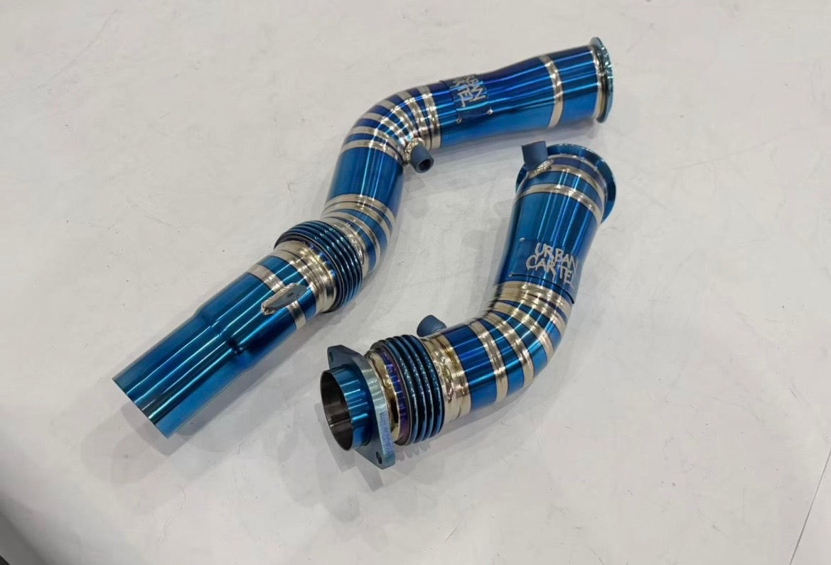 3.” BMW titanium downpipe. Can choose your color .2014 + S55 F80 F82 M3 M4 &nbsp;2014+
